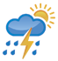 Thundery shower (day)
