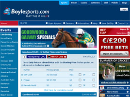 Boylesports Homepage