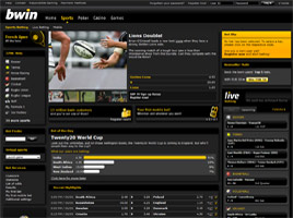 bwin Sportsbook Section